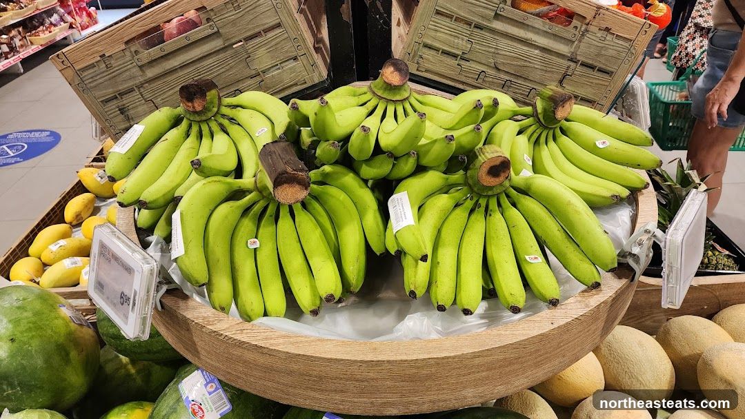 Fresh Bananas and Melons