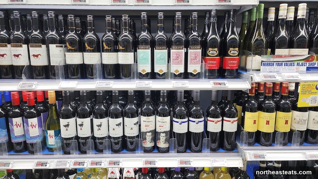 Wine Bottles on Shelves