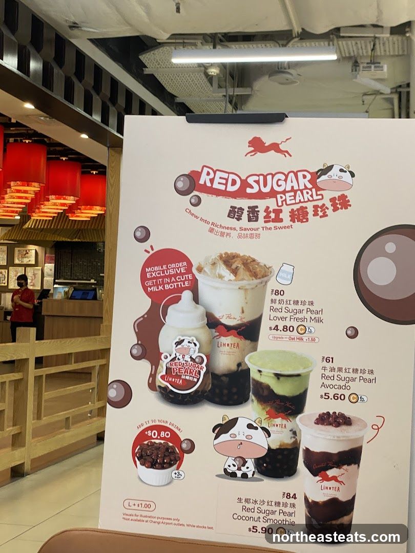 Red Sugar Pearl Drinks Menu