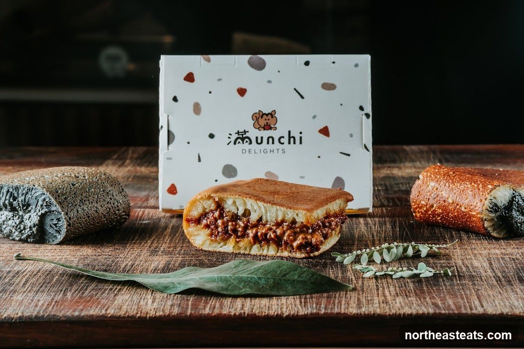 Martabak with "Unchi Delights" packaging