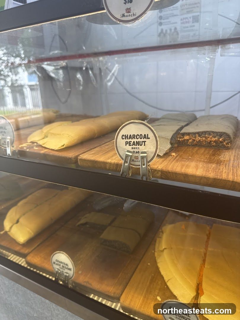 Display Case with Food Items