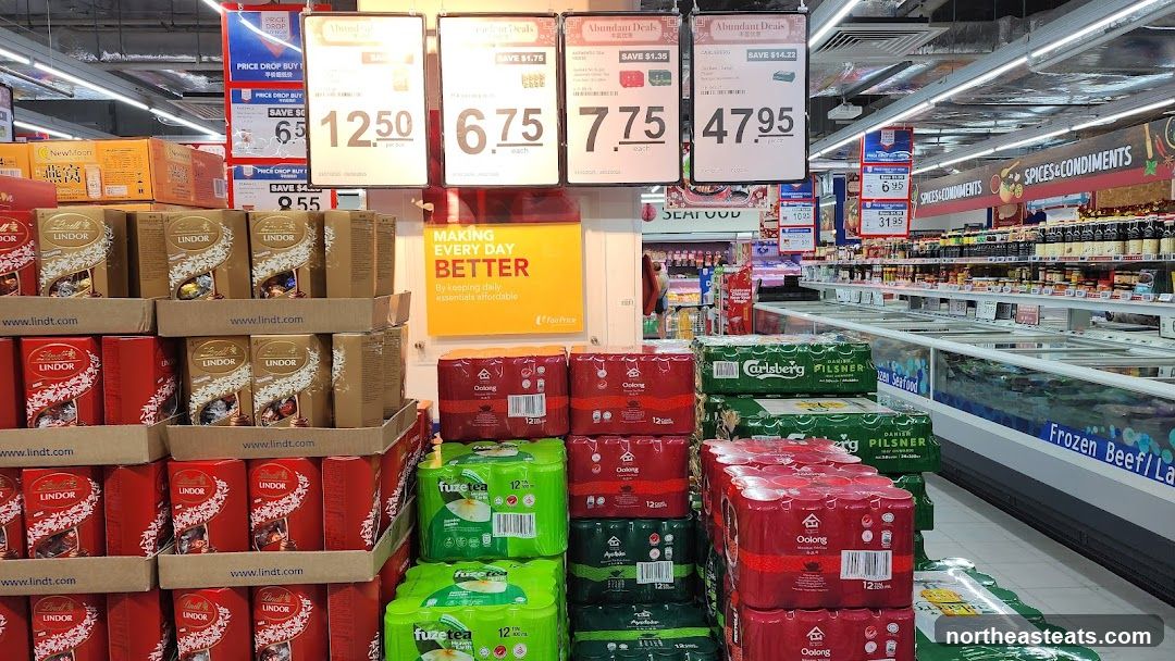 Supermarket Aisles with Promotions