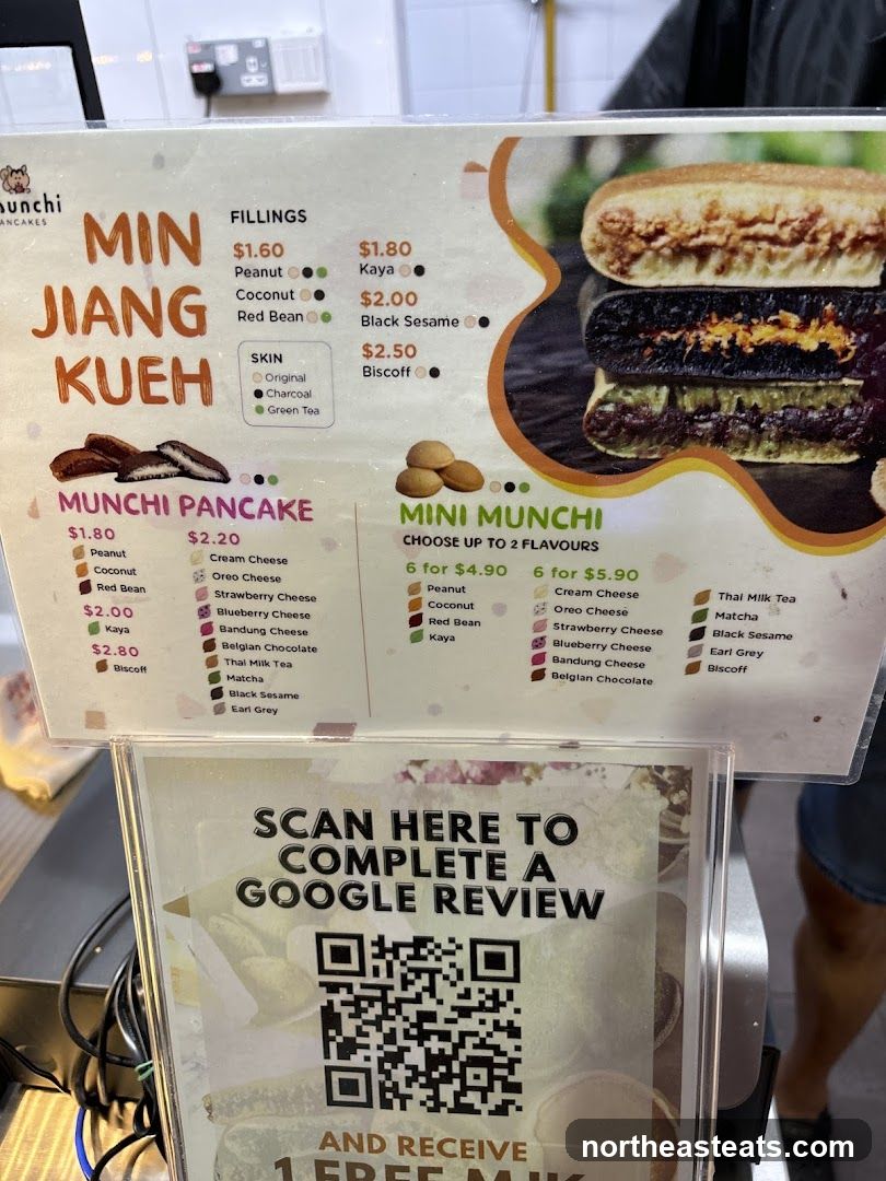 Min Jiang Kueh Menu