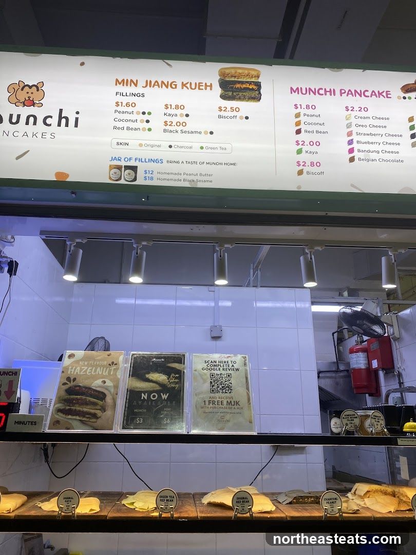 Munchi Pancakes Menu