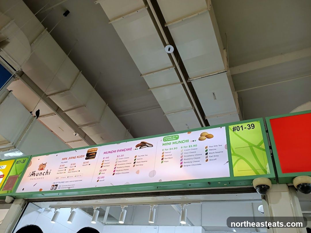 Munchi Pancakes Menu