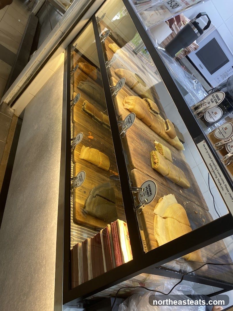 Display Case with Food Items