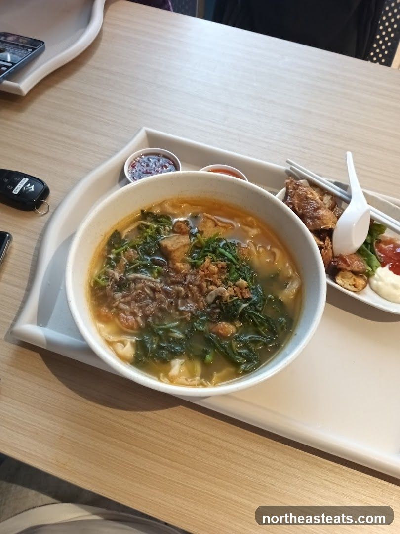 Noodle Soup and Side Dish