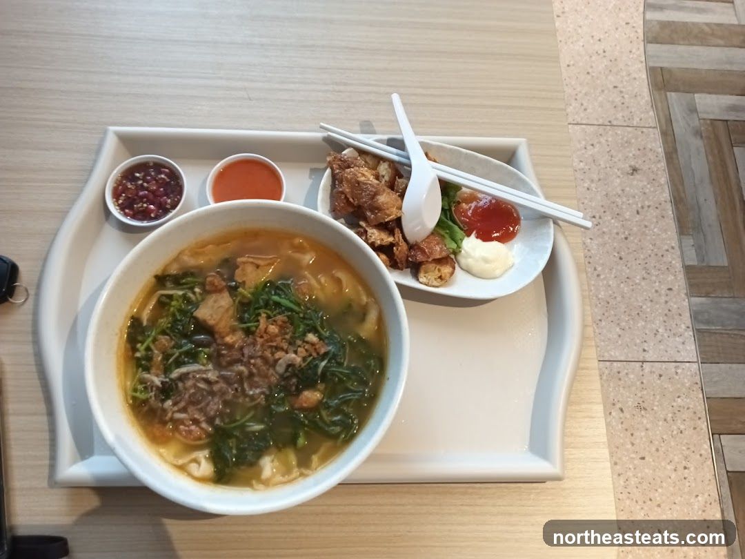 Noodle Soup with Side Dish