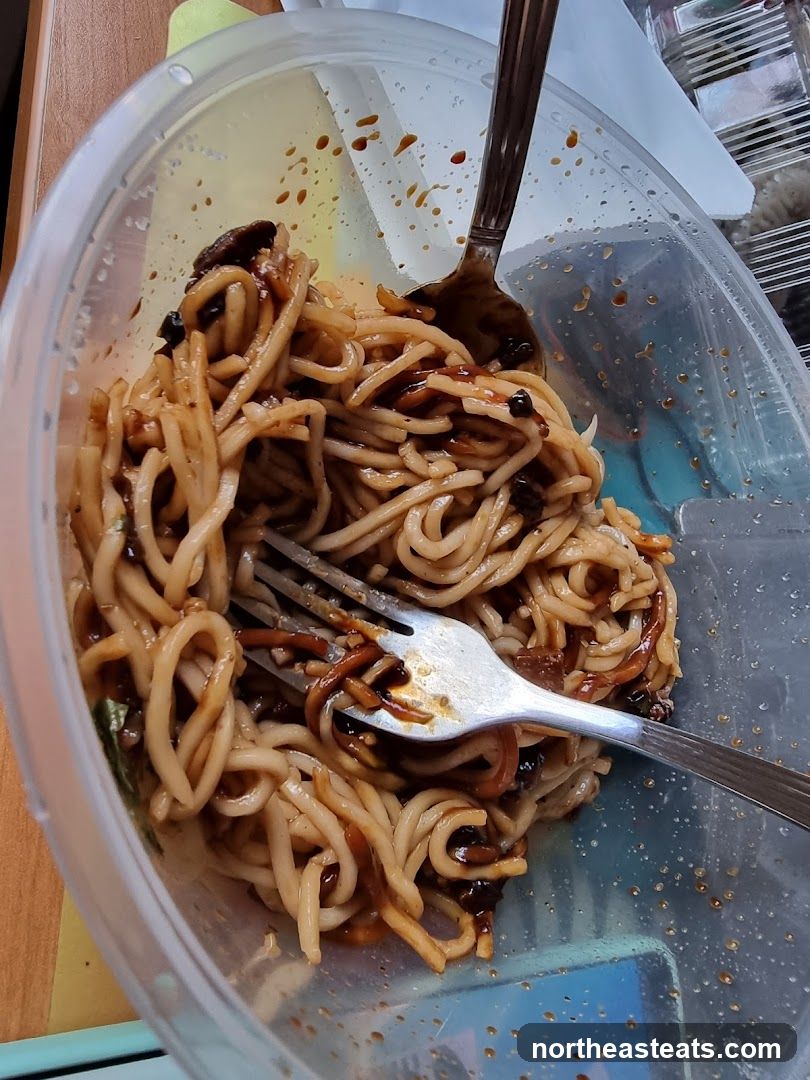 Noodles in a Container