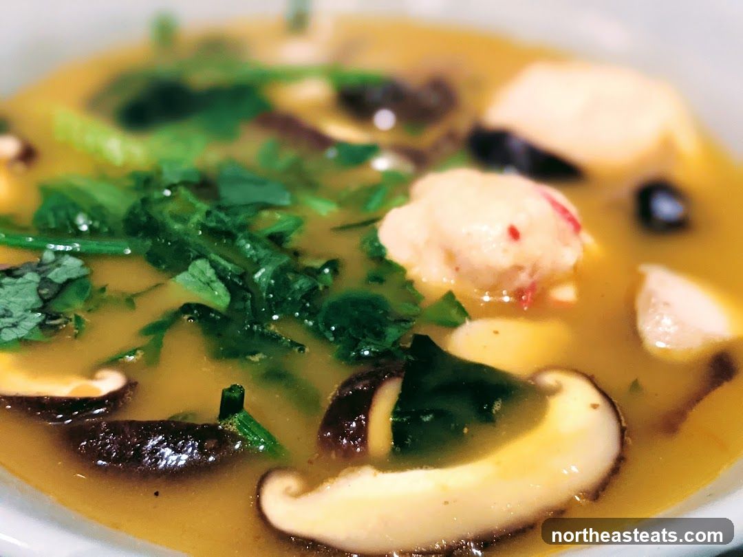 Soup with Meatballs and Mushrooms
