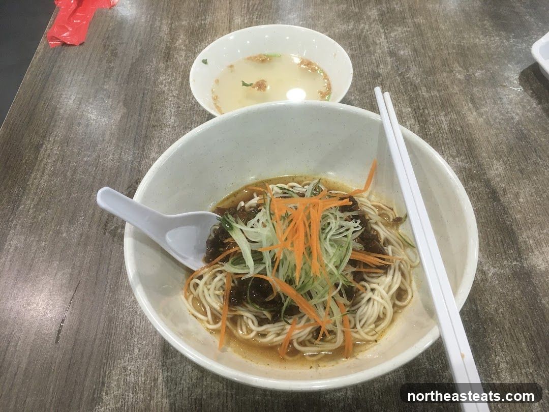 Noodles with Toppings and Broth