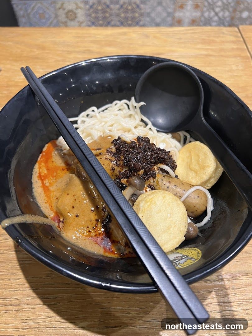 Noodle Dish with Toppings