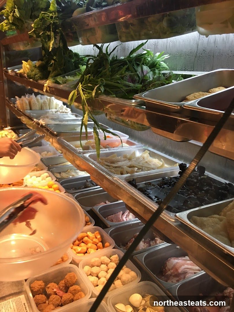 Hot Pot Ingredients Display