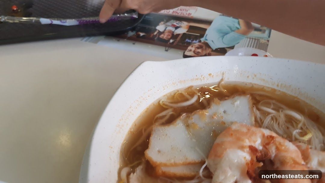 Bowl of Noodles with Shrimp