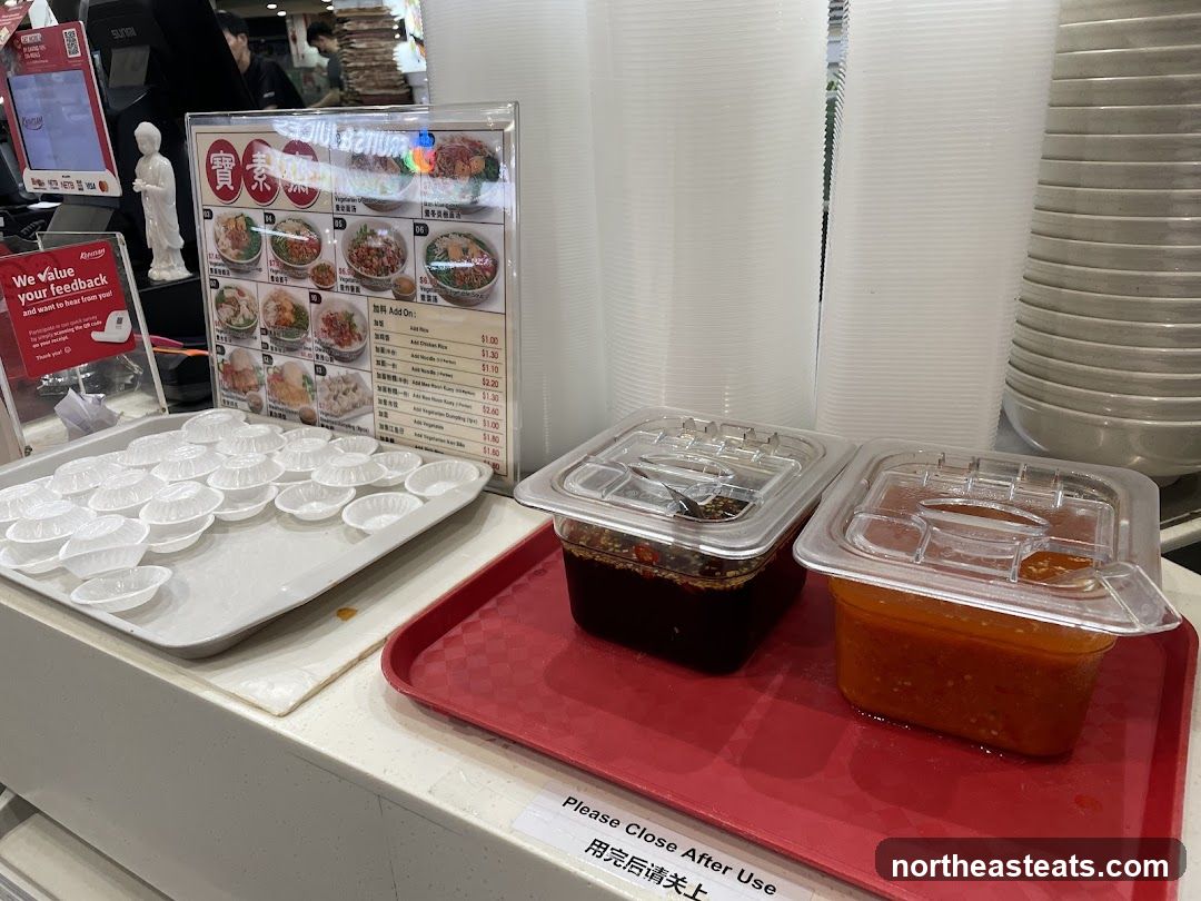Condiments and Menu Display