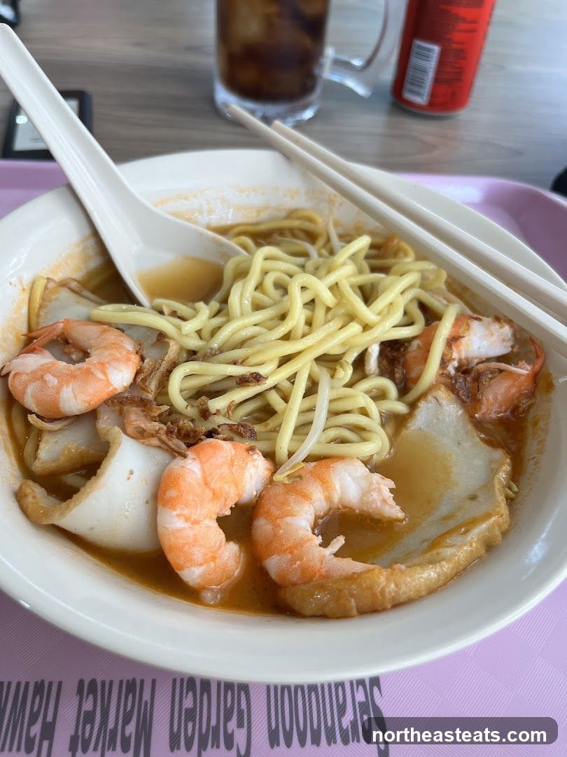 Noodle Soup with Shrimp