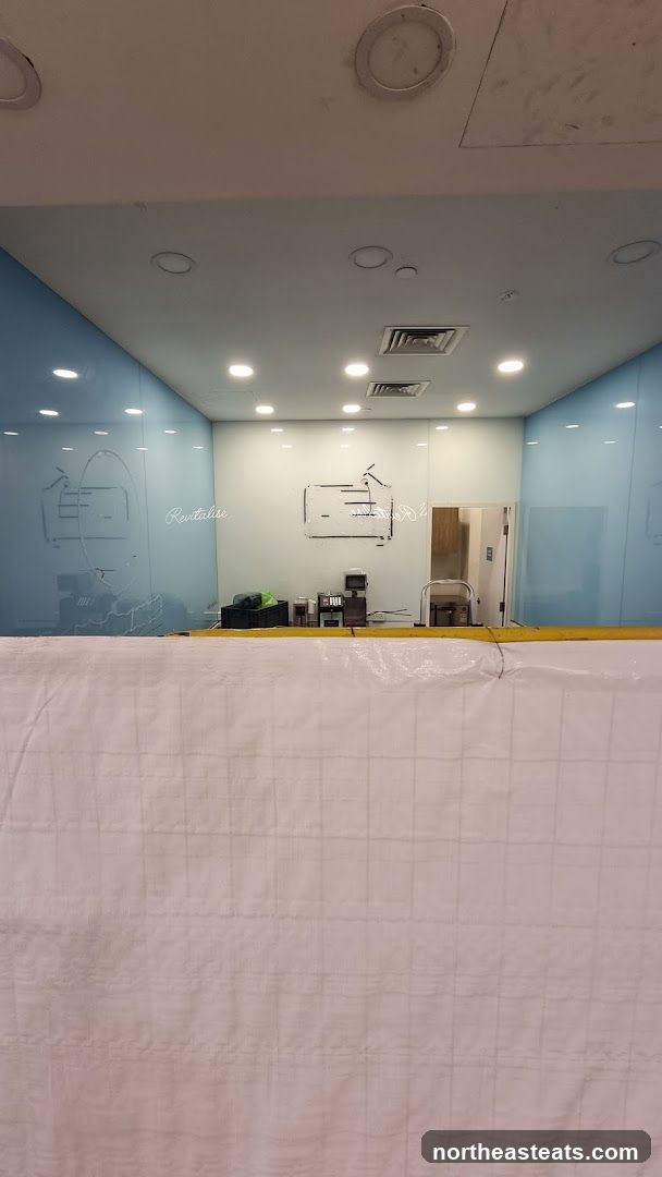 Interior of a business with glass walls