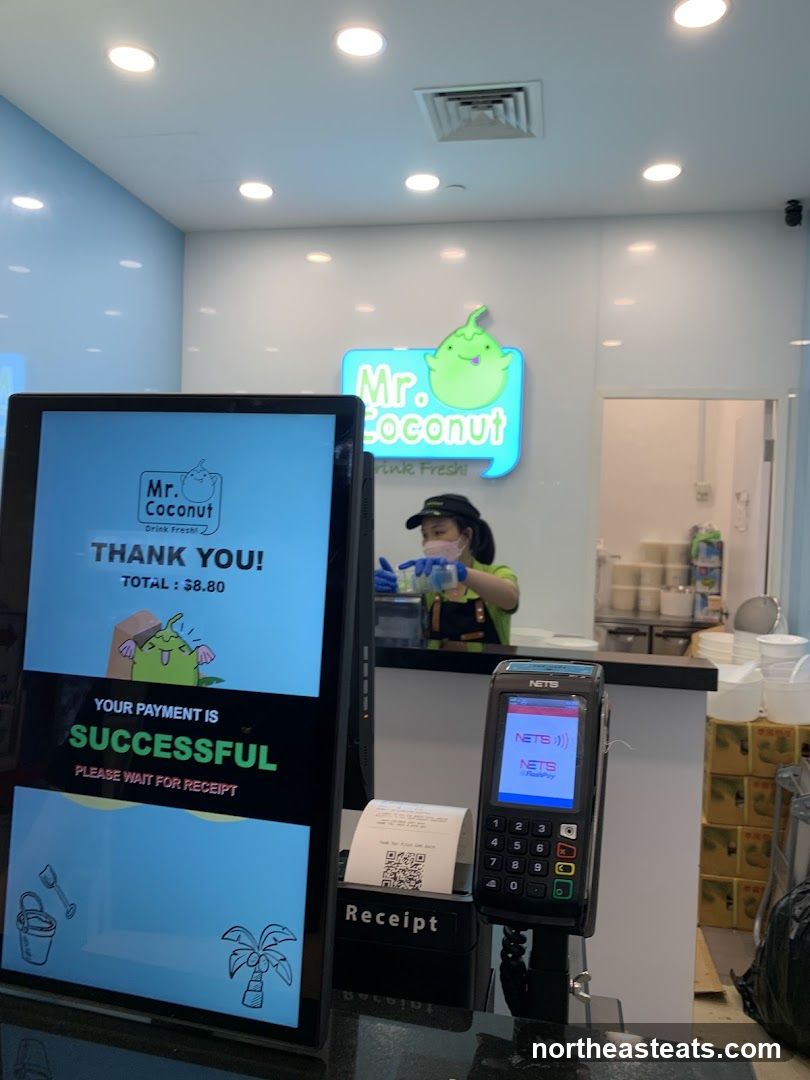 Mr. Coconut Payment Screen