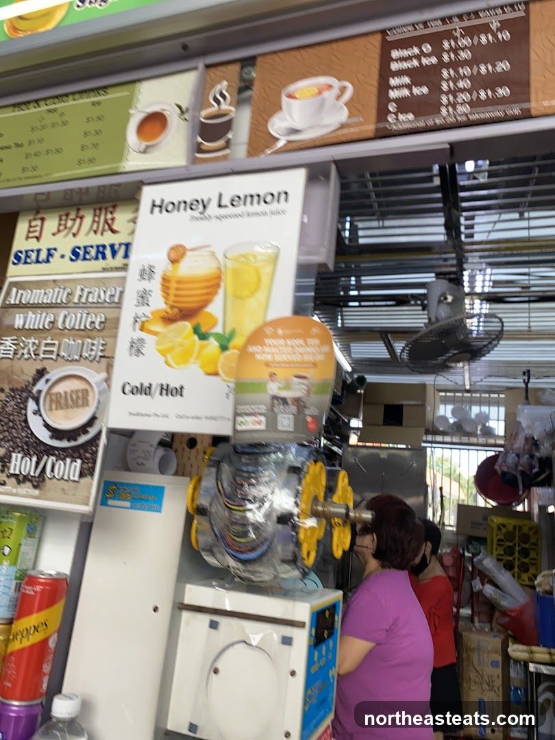 Beverage Menu and Self-Service Sign