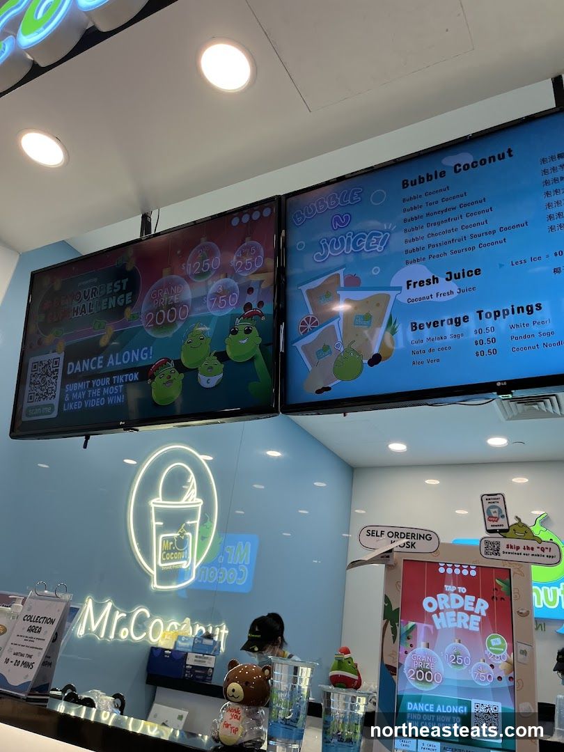 Mr. Coconut Menu and Promotion