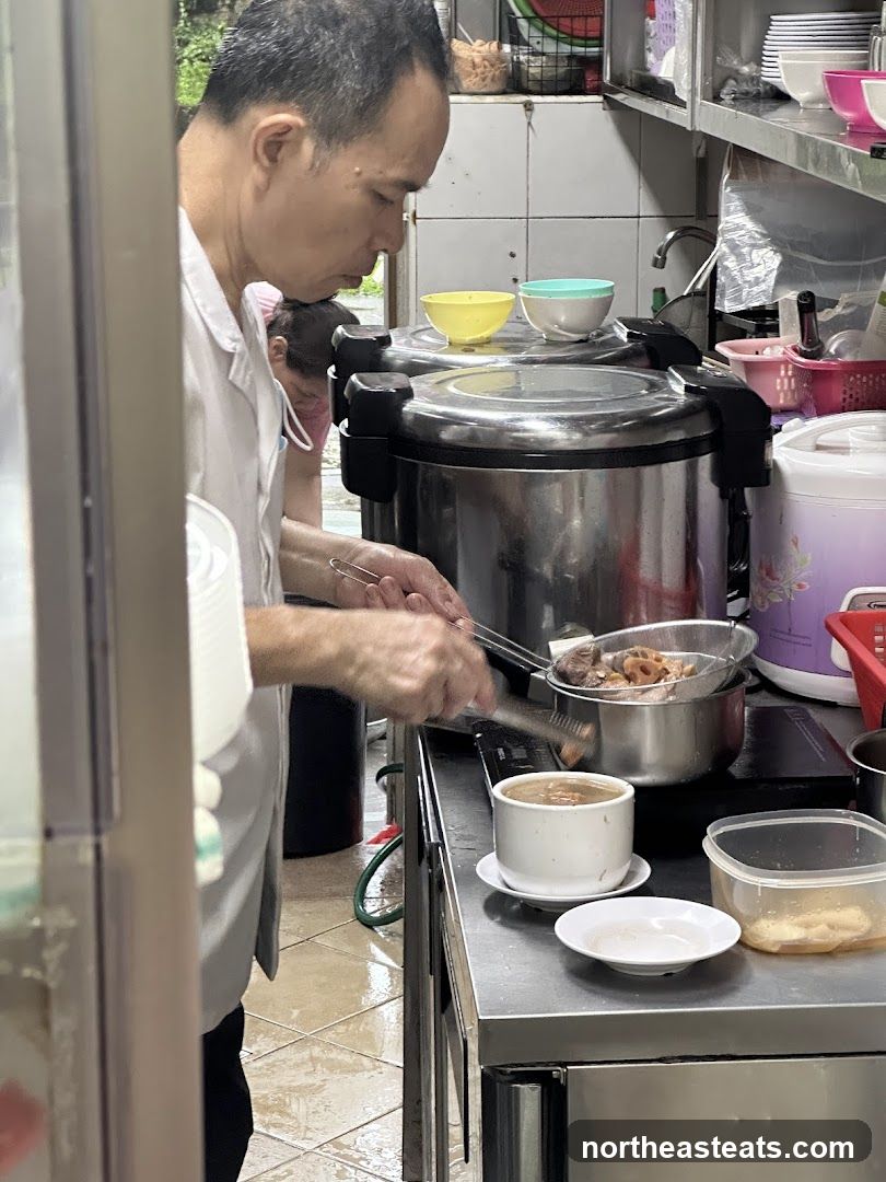 Chef preparing food