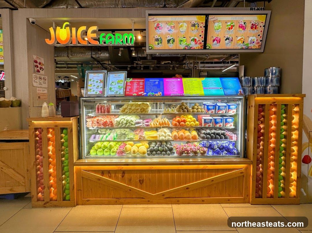 Juice Farm Fruit Display
