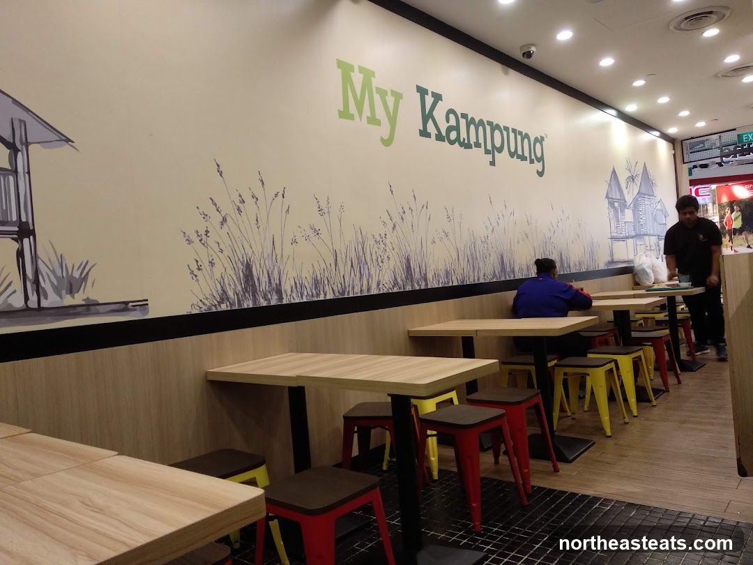 Restaurant Interior with "My Kampung" Mural