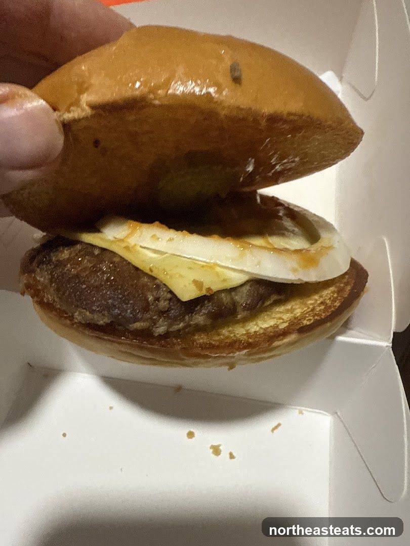 Hamburger in a box
