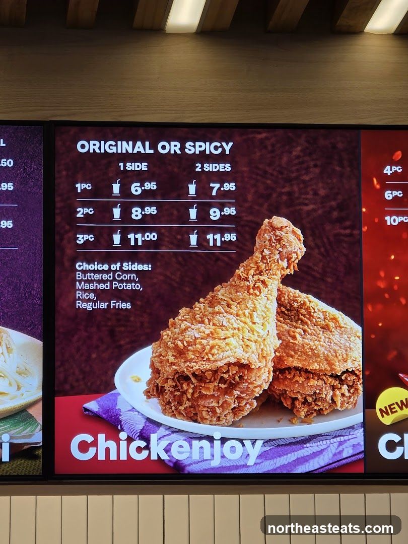 Chickenjoy Menu