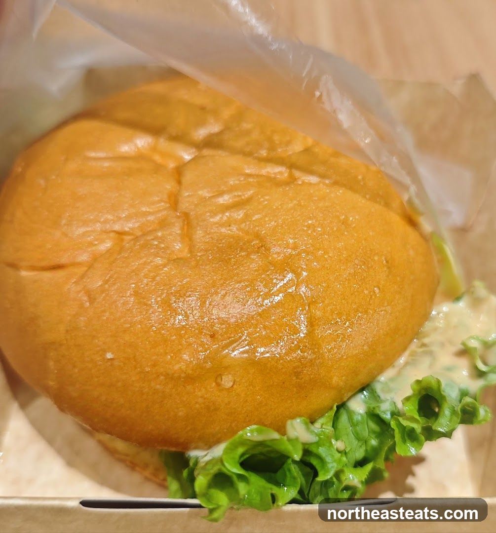 Burger with Lettuce and Sauce