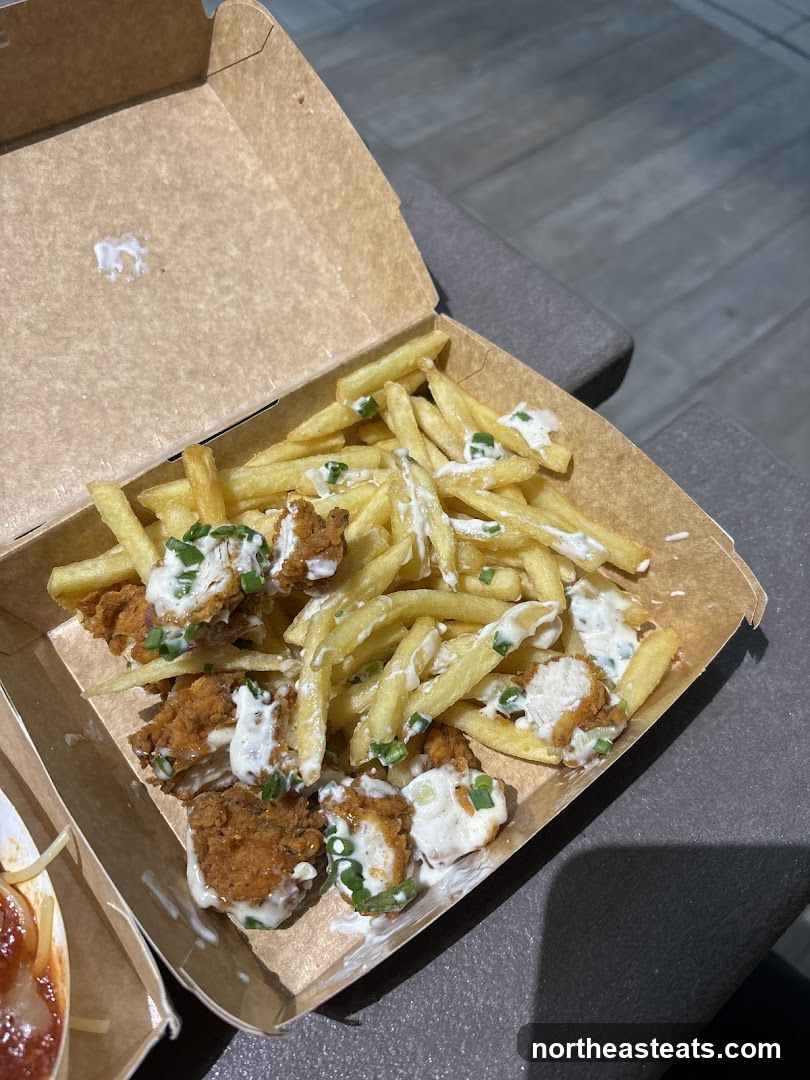 Fried Chicken Bites with Fries