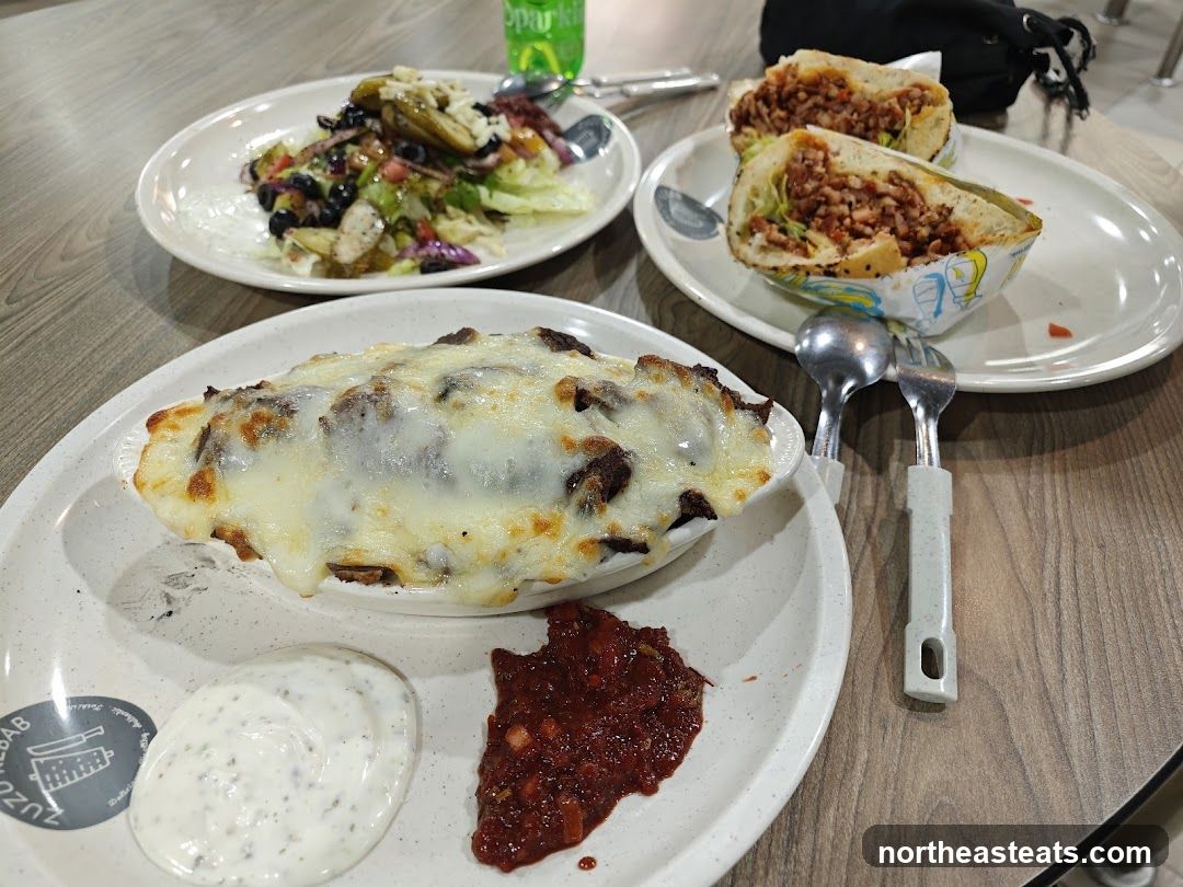 Kebab Platter and Sandwich