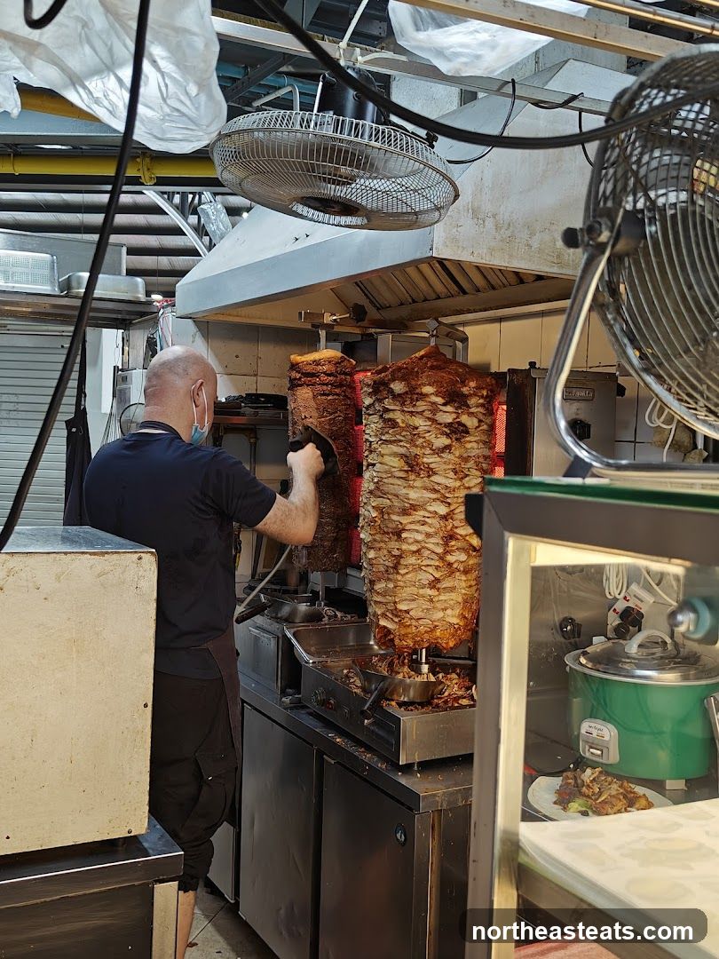 Shawarma Preparation