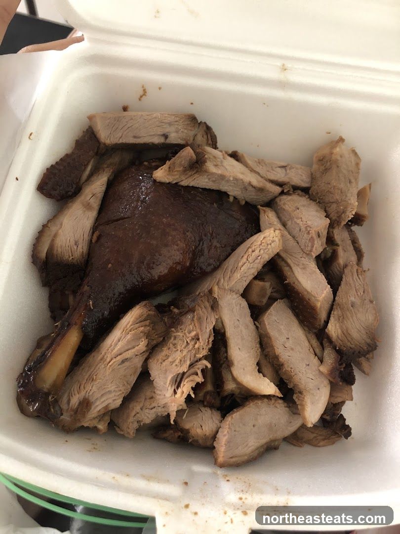 Sliced Roasted Duck
