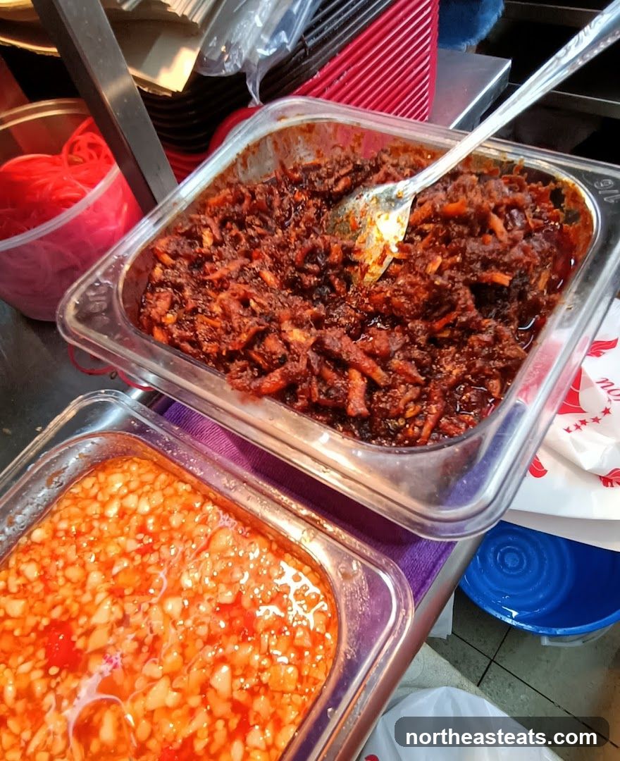 Condiments in Trays