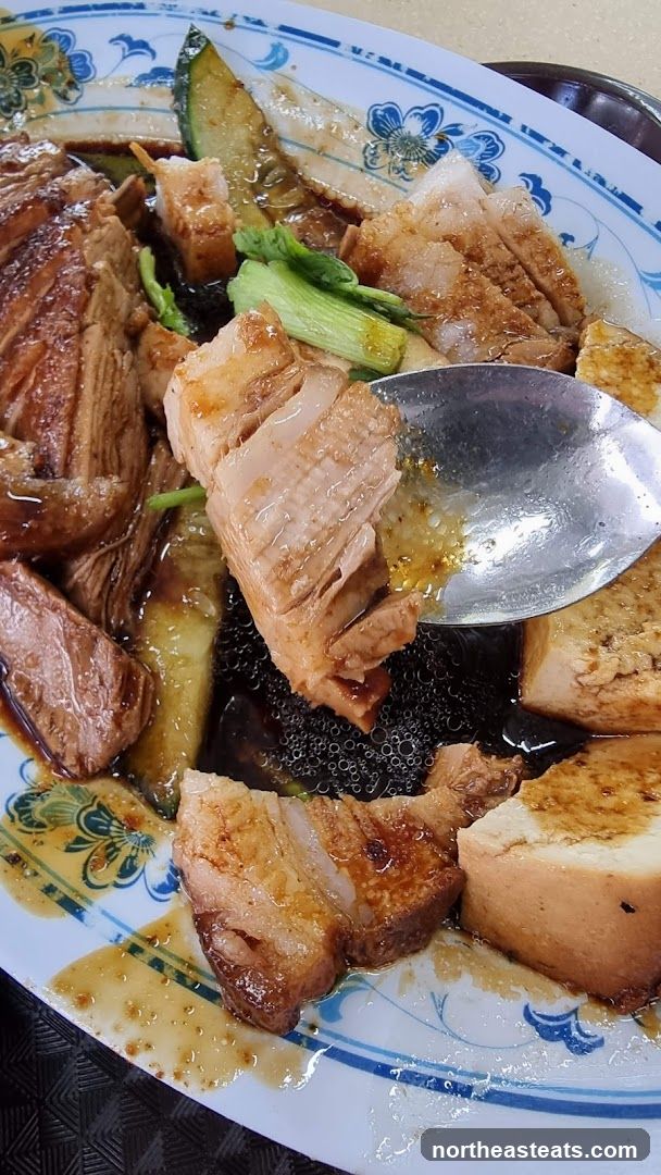 Braised Pork Belly with Tofu and Zucchini