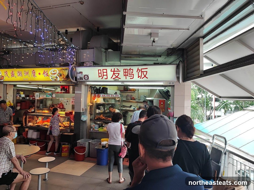 Food Stalls with Customers