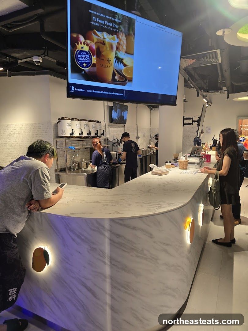 Fruit Tea Shop Counter