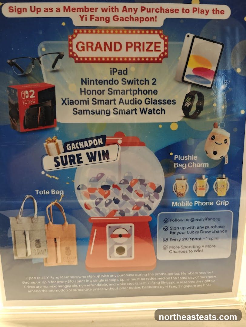 Yi Fang Gachapon Promotion