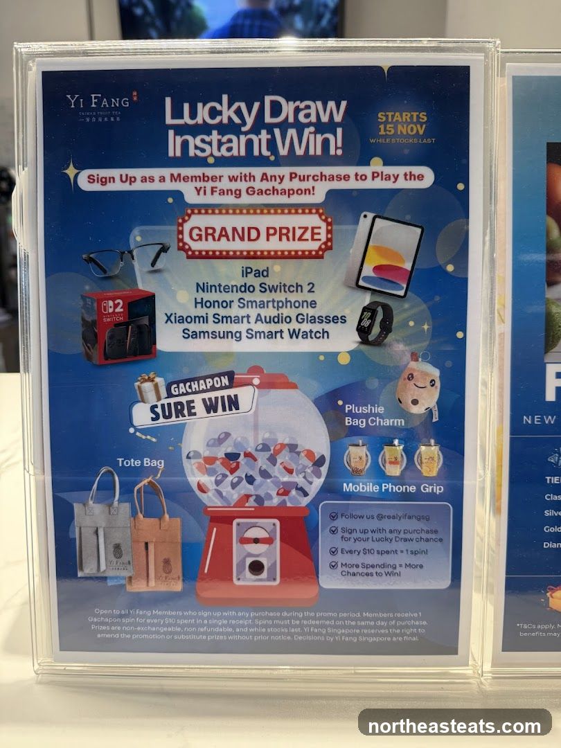 Yi Fang Lucky Draw Instant Win!