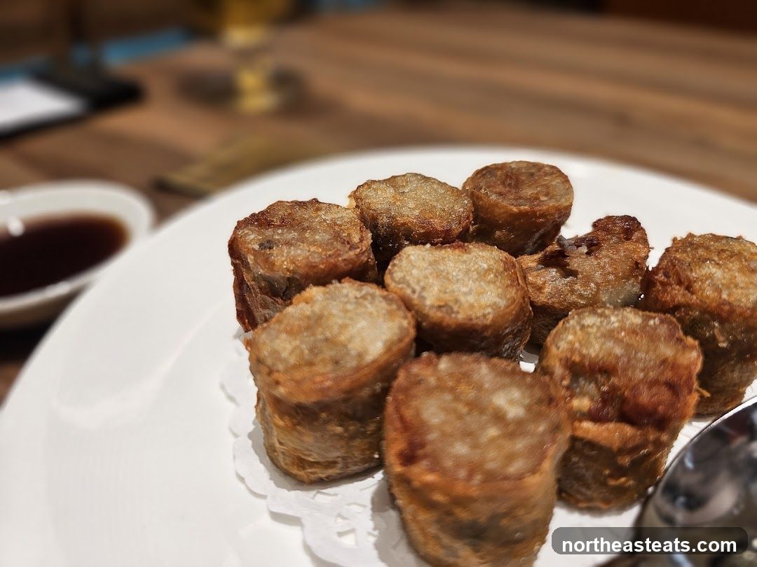 Fried Rolls with Dipping Sauce