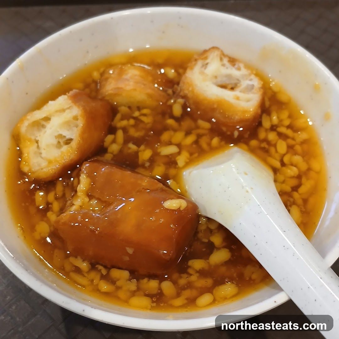 Mung Bean Soup with Fried Dough Sticks