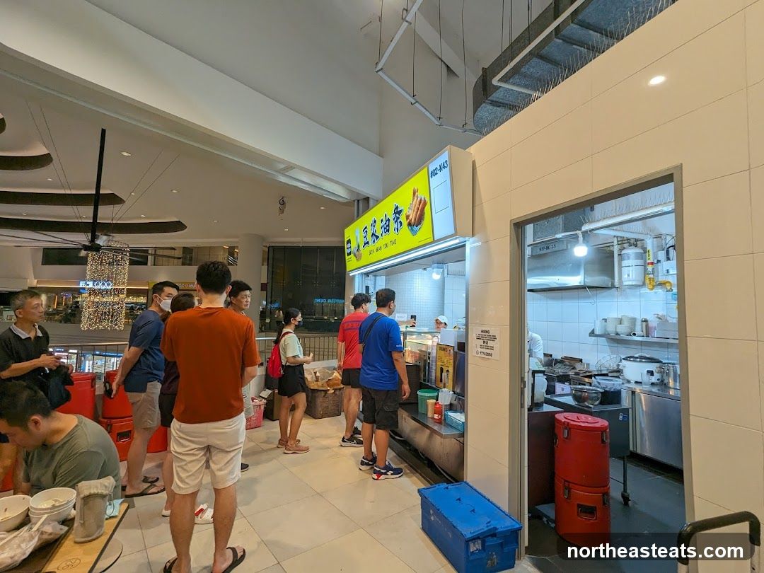 Food Stall with Customers