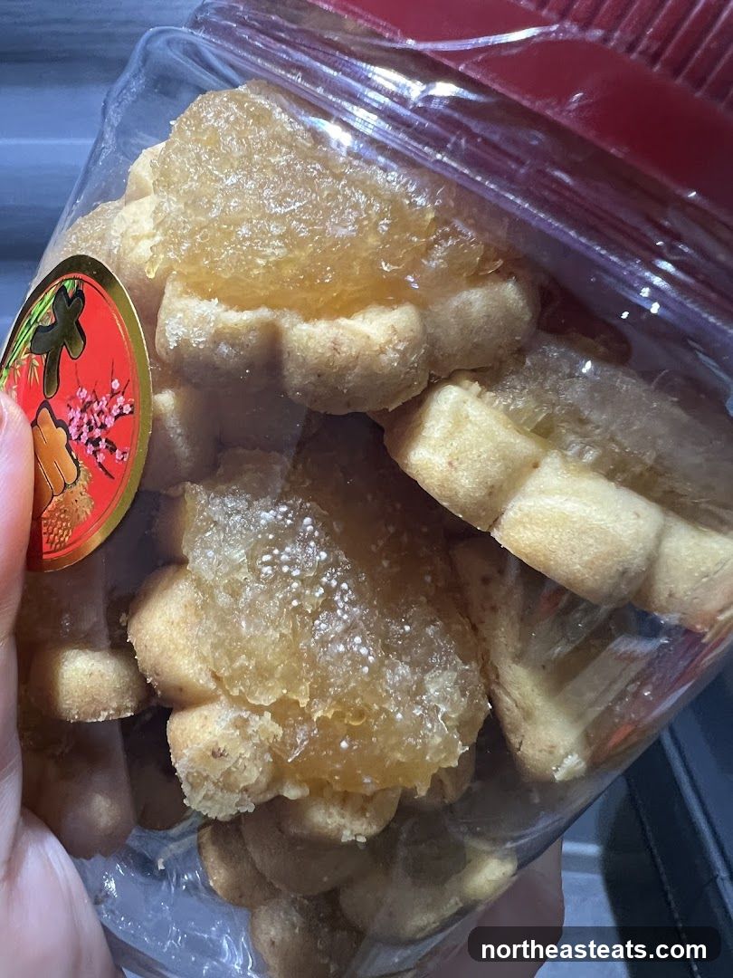 Cookies in a plastic container