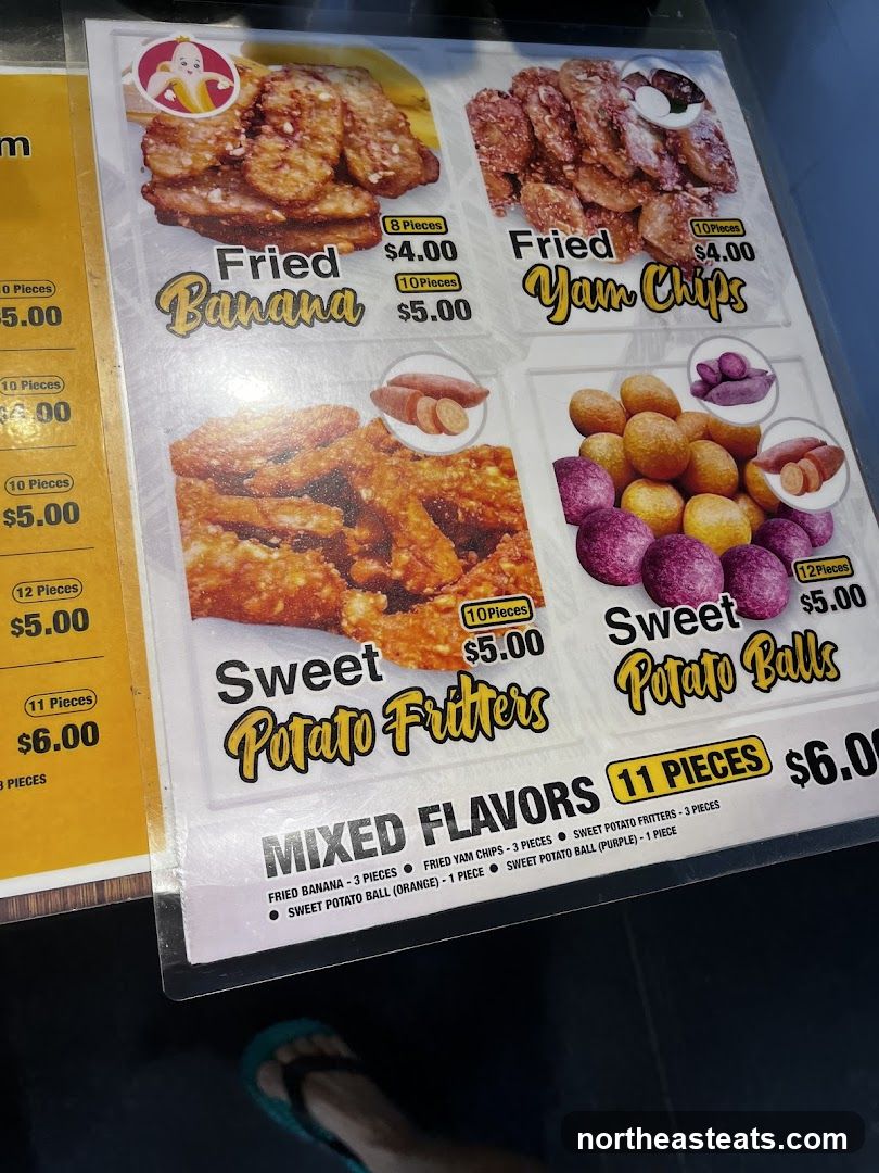 Fried Snacks Menu