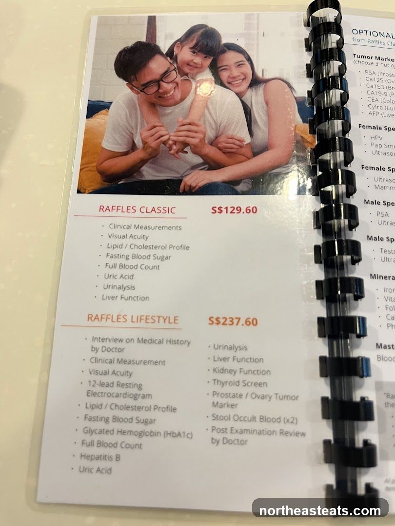 Raffles Health Packages
