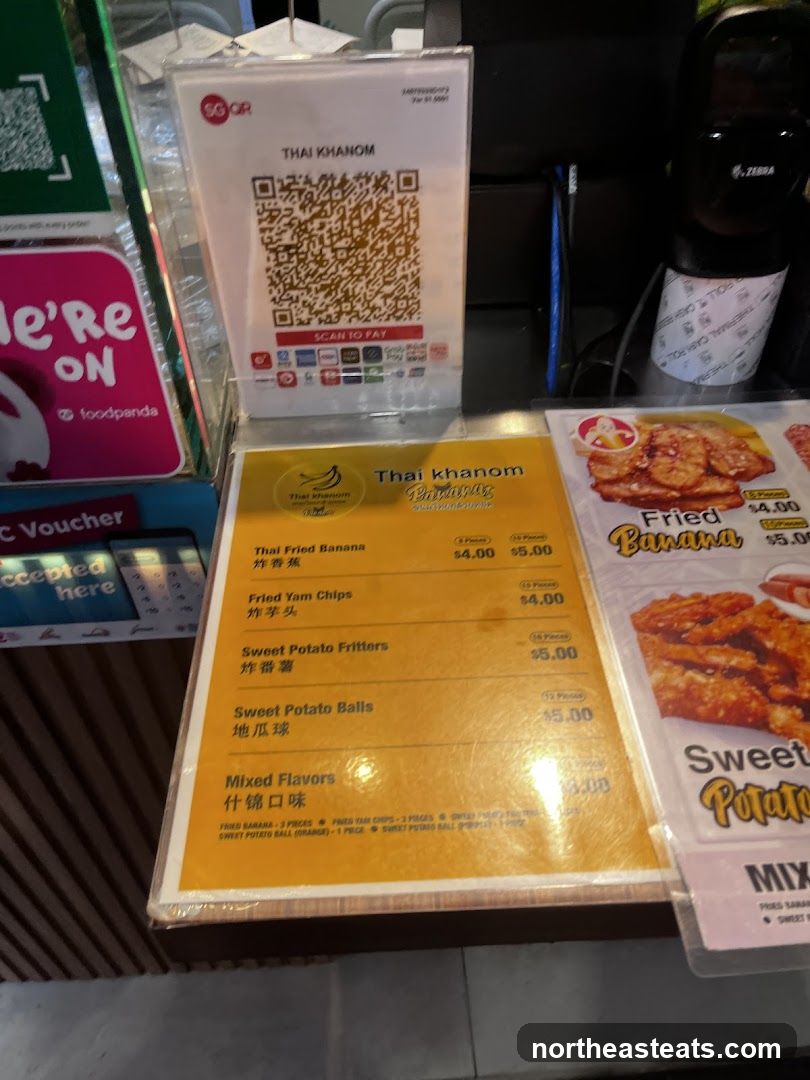 Thai Khanom Menu