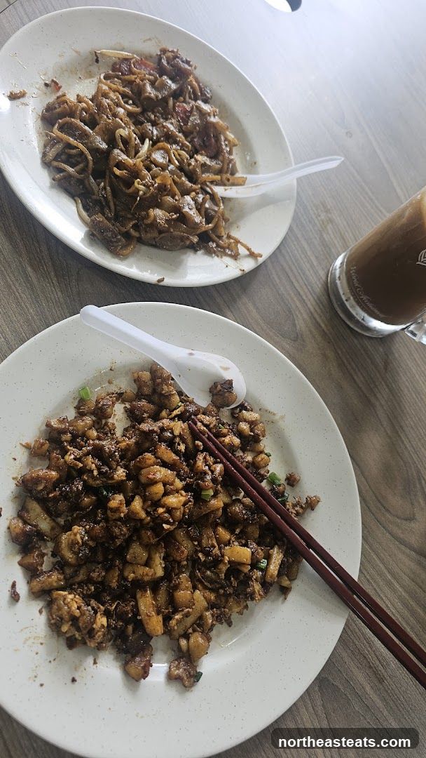 Fried Noodles and Radish Cake