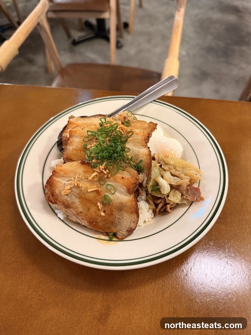 Pork Belly Rice Bowl
