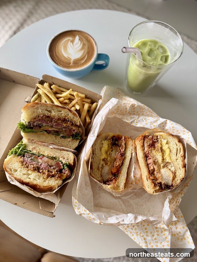 Sandwiches and Drinks